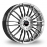 18 Inch Borbet CW3 Silver Alloy Wheels