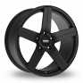 22 Inch Fondmetal STC-01 Matt Black Alloy Wheels