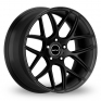 8.5x20 (Front) & 10x20 (Rear) Inovit Thrust Satin Black Alloy Wheels