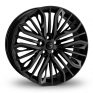 22 Inch Hawke Vega Gloss Black Alloy Wheels