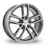 20 Inch BBS SX Silver Polished Face Alloy Wheels
