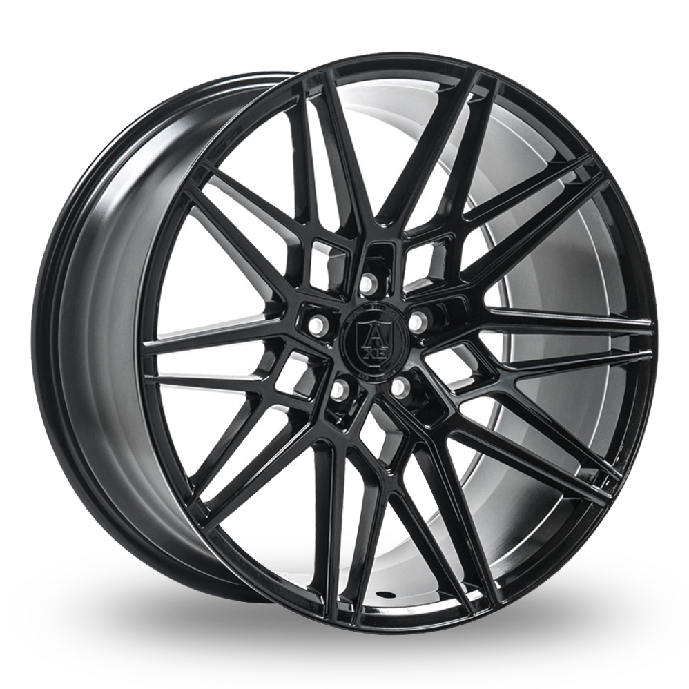 20 Inch Axe CF1 Gloss Black Alloy Wheels
