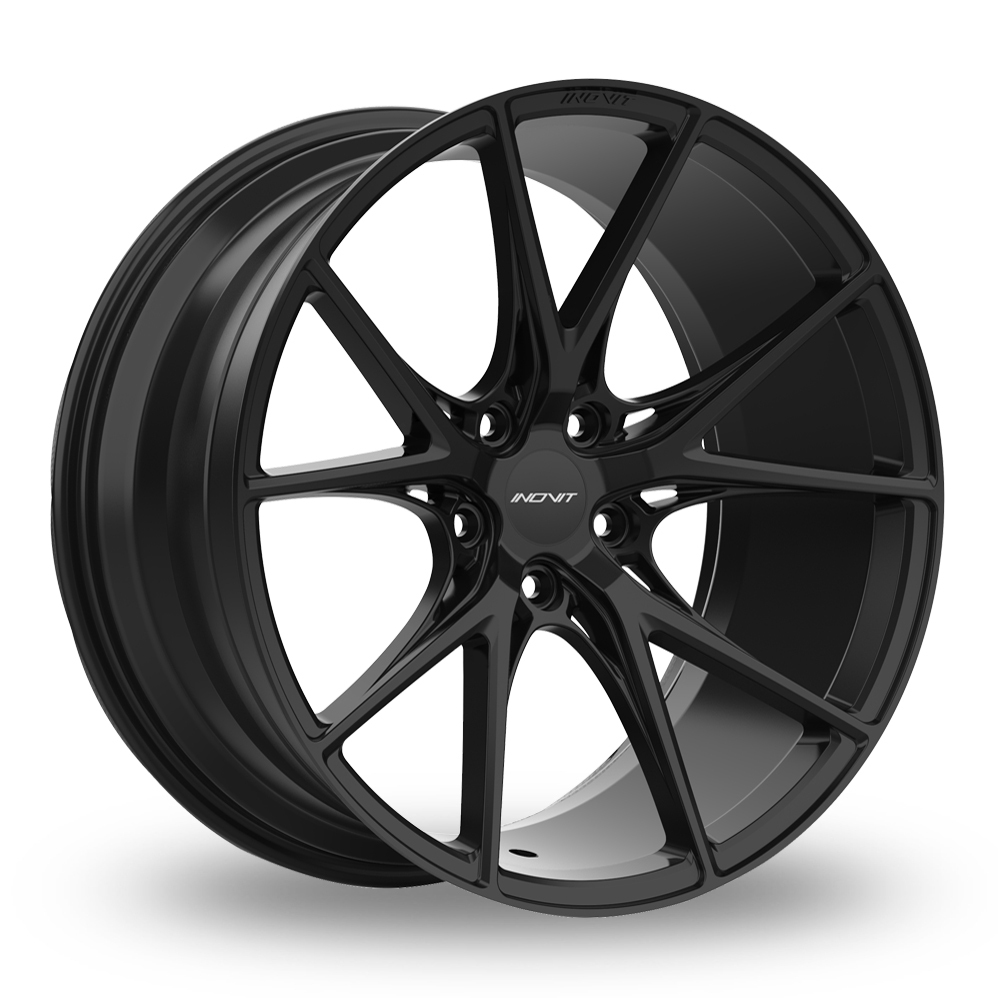 20 Inch Inovit Speed Satin Black Alloy Wheels