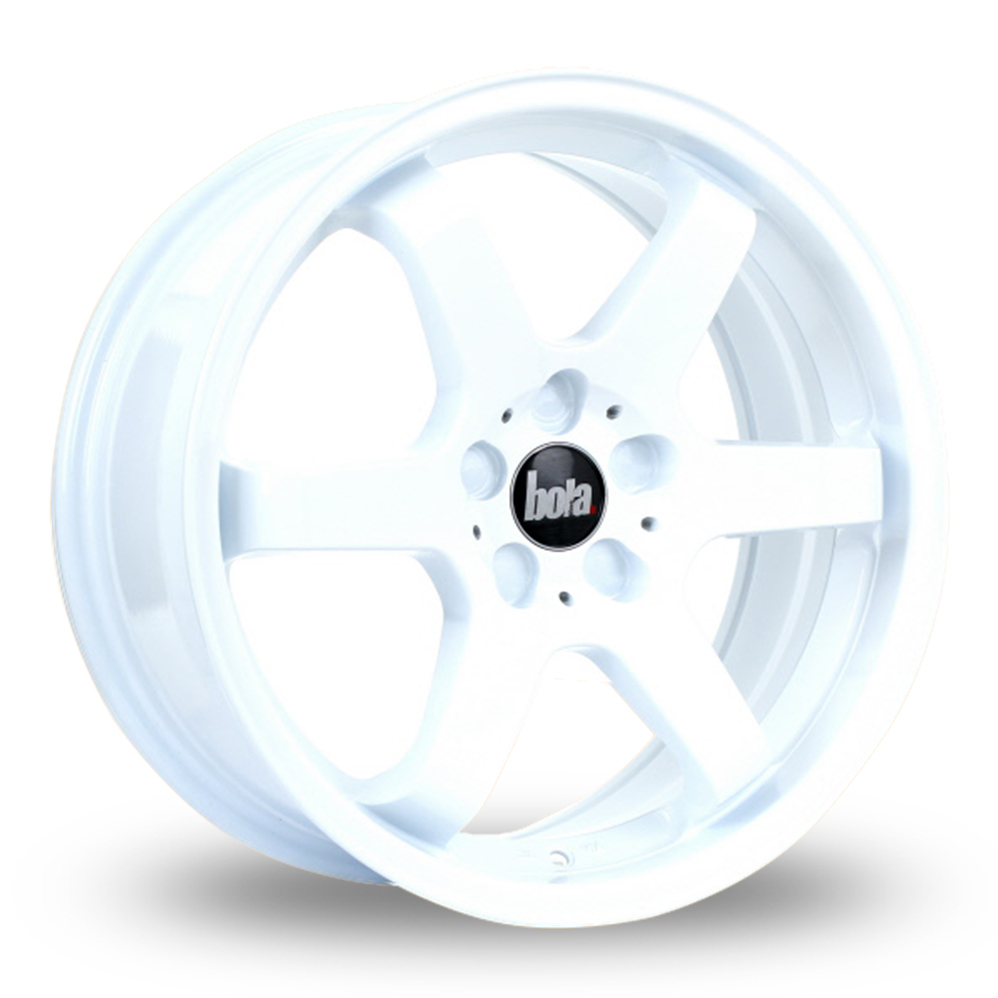 17 Inch Bola B1 (Special Offer) White Alloy Wheels