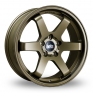 17 Inch Bola B1 (Special Offer) Bronze Alloy Wheels