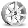 17 Inch Borbet CWE (Special Offer) Silver Alloy Wheels