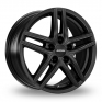 19 Inch Ronal R65 Matt Black Alloy Wheels