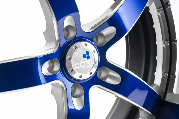 22 Inch COR Wheels Concord (Special Offer) Estoril Blue Alloy Wheels