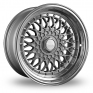17 Inch Dare DR-RS Silver Chrome Rivets Alloy Wheels