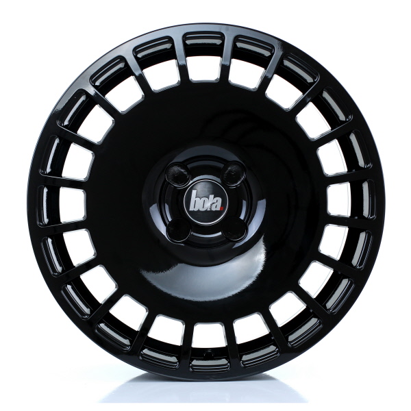 17 Inch Bola B12 Gloss Black Alloy Wheels